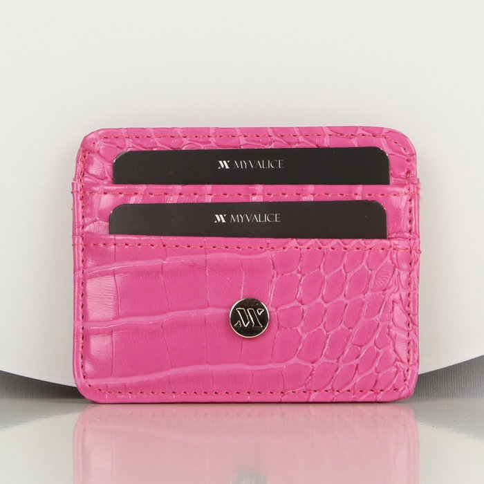 Zoozie Bags Cartera y Tarjetero de Piel Rosa